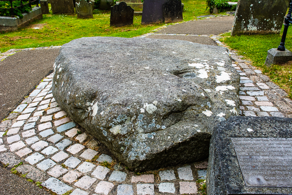 St. Patrick's burial site in Downpatrick, Northern Ireland.
