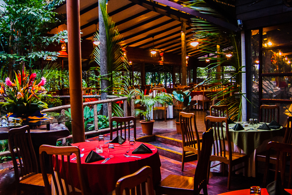 Restaurant at Pachira Lodge.