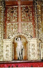 View in the mosque in Cordoba, Spain.